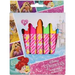 Uitwasbare Stiften | Washable Markers | Stiften Kinderen- 8 Stuks Disney Princess Prinsessen